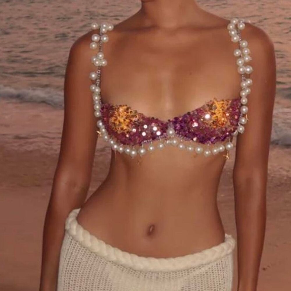 SOLD - Chalay Siren Crochet Top